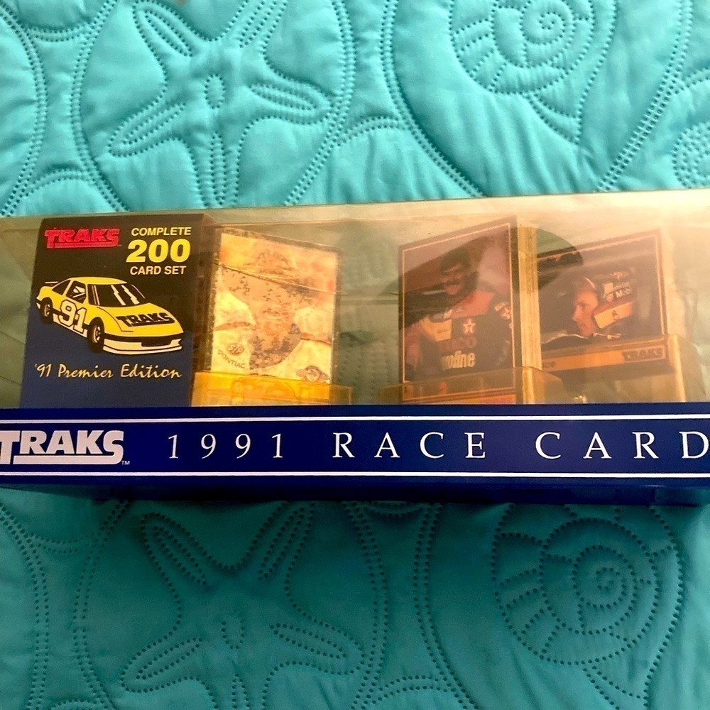 1991 Traks Premier Edition Unopened Complete Card Set NASCAR RARE